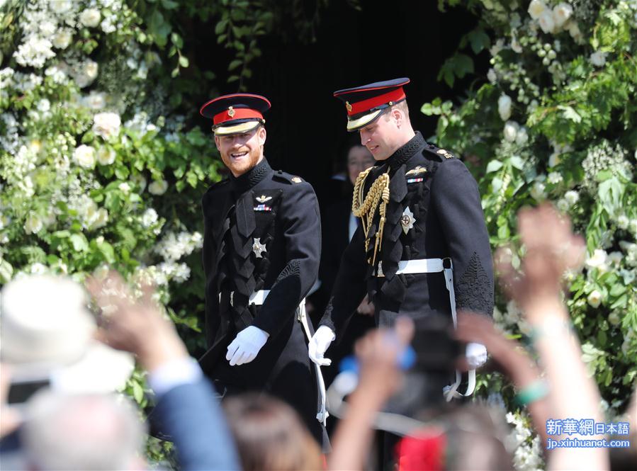 （国际）（1）英国哈里王子与梅根·马克尔在温莎城堡举行婚礼