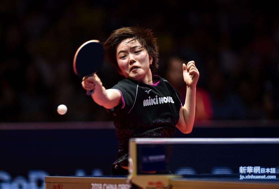（体育）（7）乒乓球——中国公开赛：丁宁晋级决赛