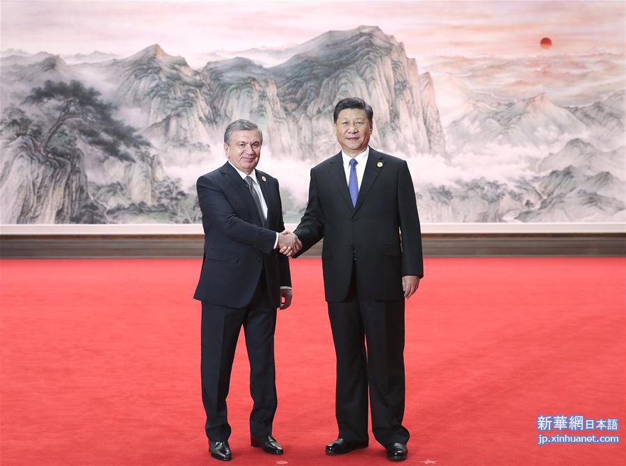 （上合青岛峰会·XHDW）（4）习近平迎接出席上海合作组织成员国元首理事会第十八次会议的各国领导人