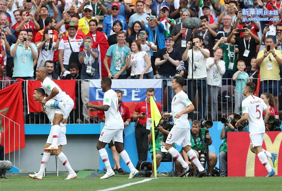 （世界杯·星光闪耀）（1）足球——B组：葡萄牙队克·罗纳尔多攻入一球