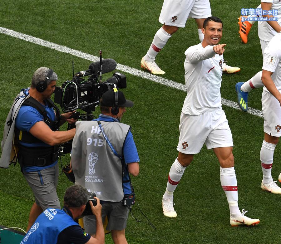 （世界杯·星光闪耀）（6）足球——B组：葡萄牙队克·罗纳尔多攻入一球