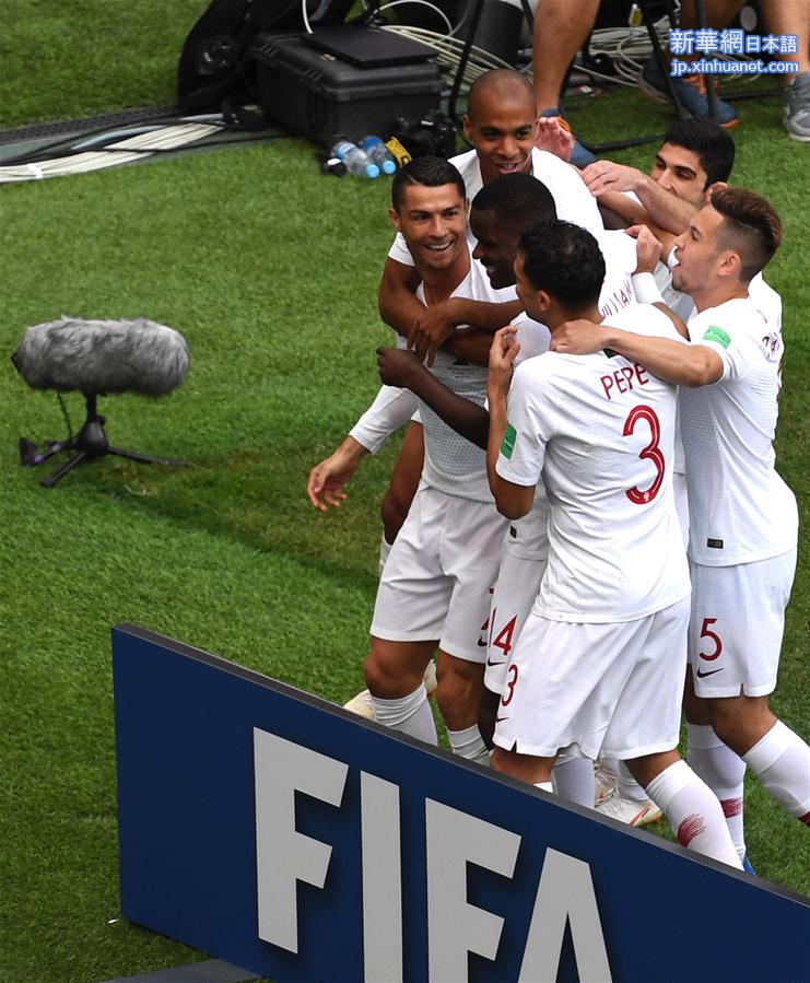 （世界杯·星光闪耀）（7）足球——B组：葡萄牙队克·罗纳尔多攻入一球
