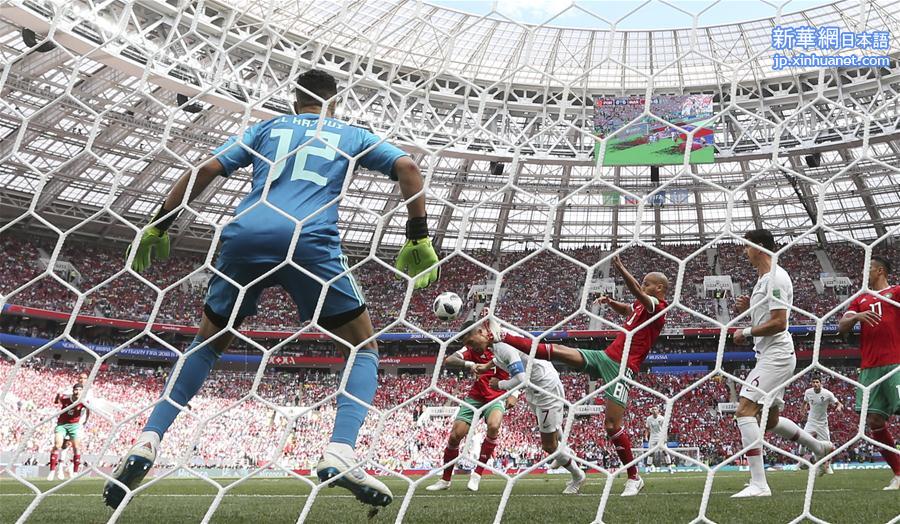 （世界杯·星光闪耀）（10）足球——B组：葡萄牙队克·罗纳尔多攻入一球