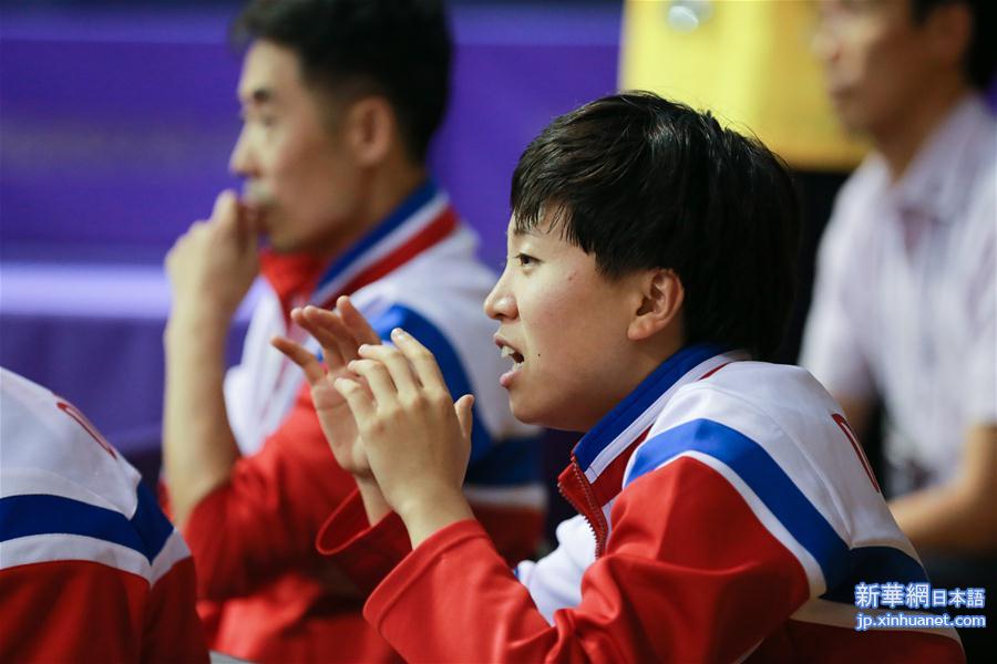 （体育）（4）乒乓球——韩国公开赛：韩朝组合混双资格赛首胜
