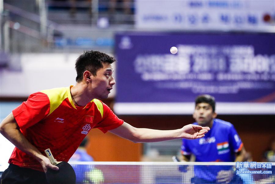 （体育）（2）乒乓球——韩国公开赛：张继科胜德赛