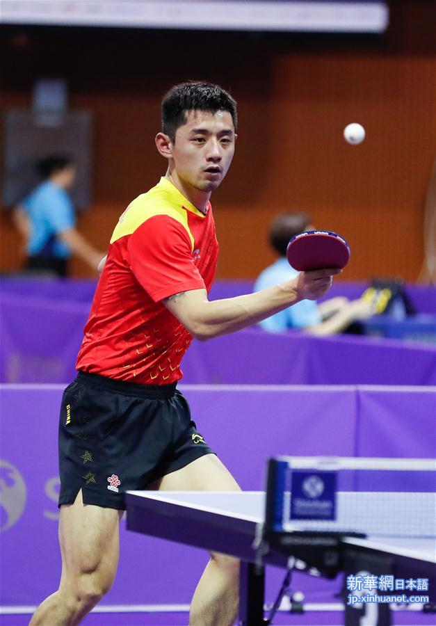 （体育）（5）乒乓球——韩国公开赛：张继科胜德赛