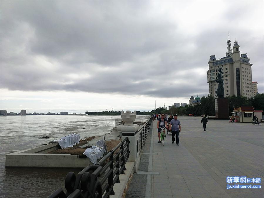 （环境）（1）黑龙江省4条大河水位偏高 黑龙江干流洪峰正通过黑河