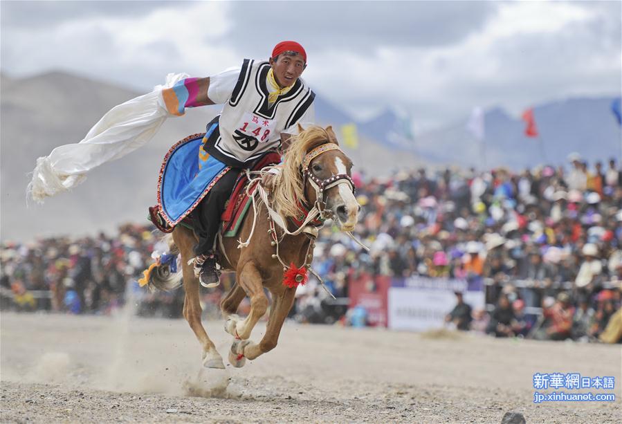 （体育）（5）西藏阿里举行赛马竞技大赛