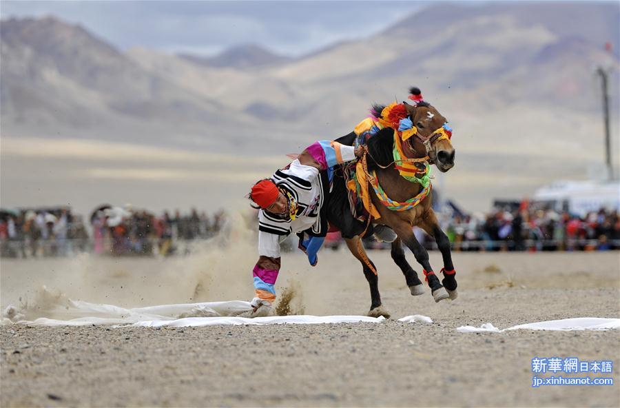（体育）（9）西藏阿里举行赛马竞技大赛