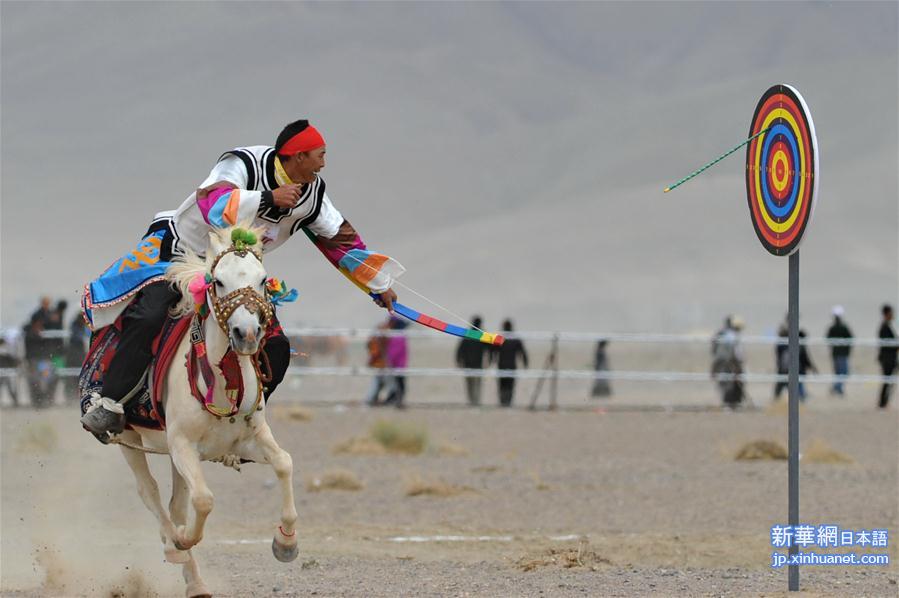 （体育）（17）西藏阿里举行赛马竞技大赛