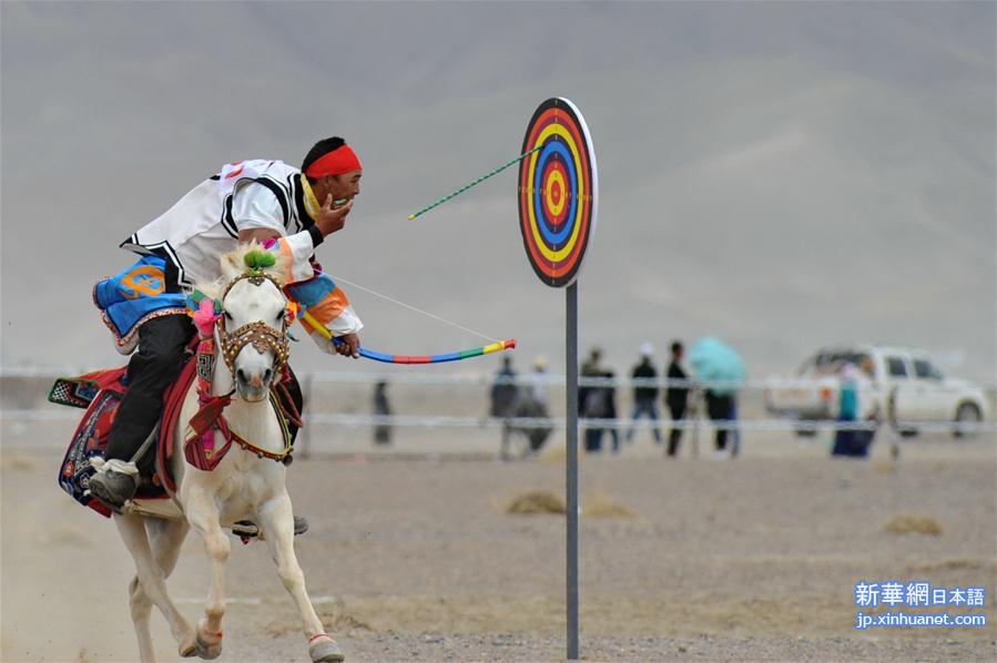 （体育）（19）西藏阿里举行赛马竞技大赛