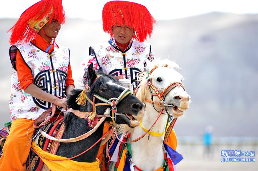 （体育）（21）西藏阿里举行赛马竞技大赛