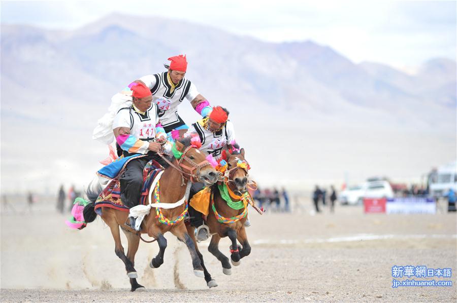 （体育）（22）西藏阿里举行赛马竞技大赛