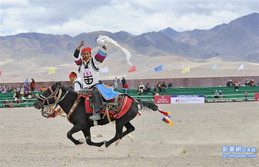 （体育）（24）西藏阿里举行赛马竞技大赛