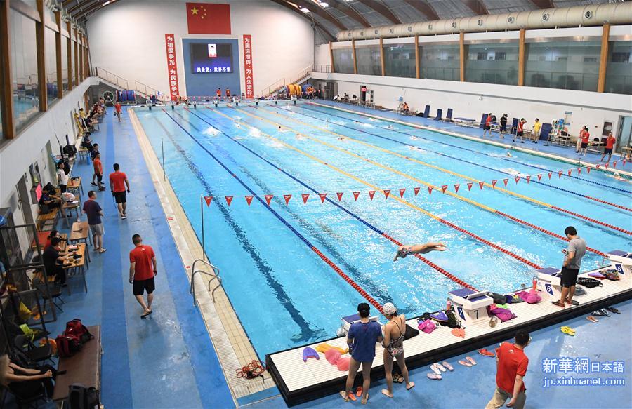 （体育）（1）游泳——国家游泳队举行公开训练课