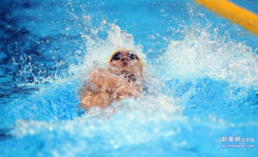 （亚运会）（1）游泳——男子100米仰泳：中国选手徐嘉余夺冠