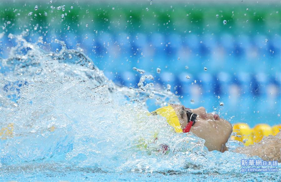 （亚运会）（8）游泳——男子4X100米混合泳接力：中国夺冠