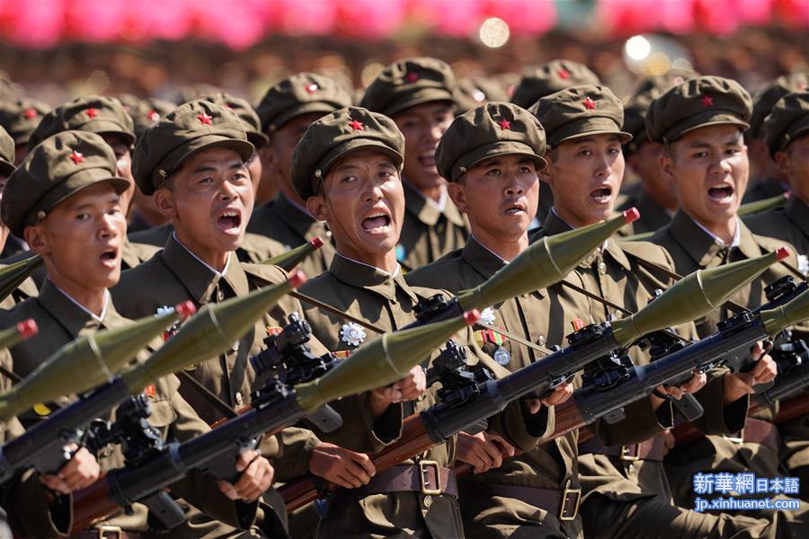 （国际）（5）朝鲜举行阅兵集会庆祝建国70周年