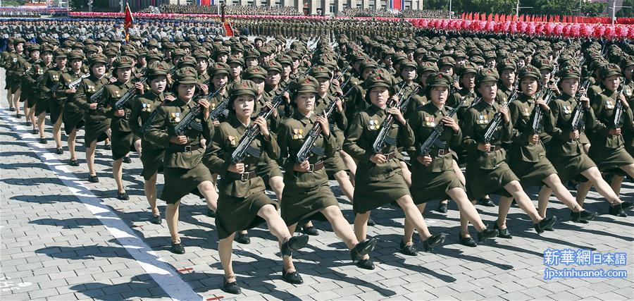 （国际）（6）朝鲜举行阅兵集会庆祝建国70周年
