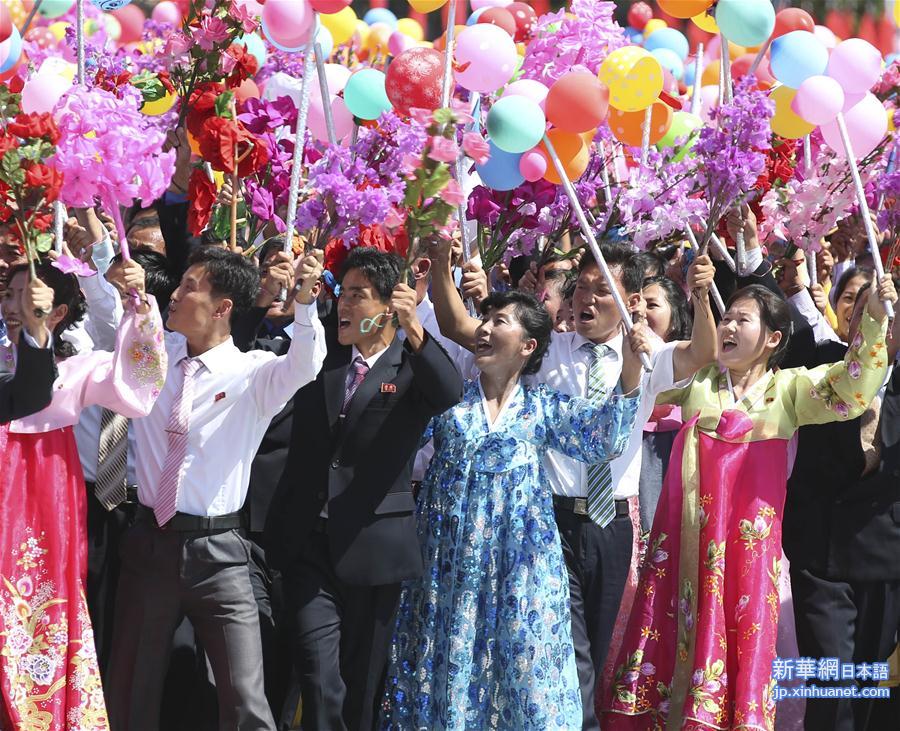 （国际）（8）朝鲜举行阅兵集会庆祝建国70周年