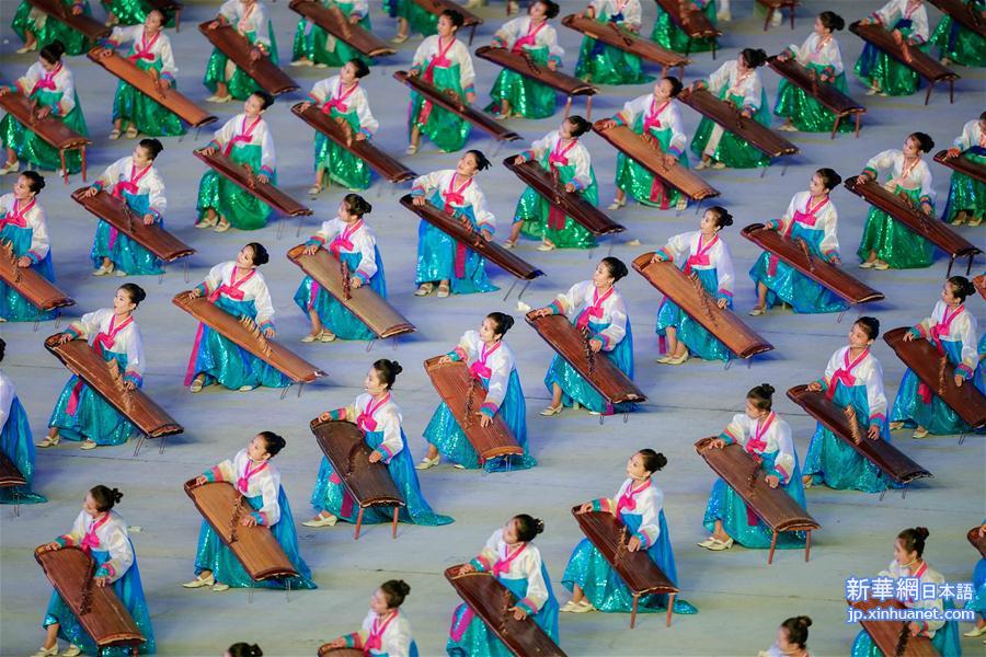 （国际）（4）朝鲜举行大型团体操“辉煌的祖国”