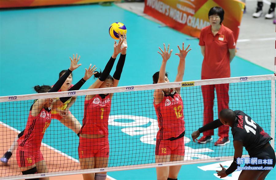 （体育）（2）排球——女排世锦赛：中国胜加拿大