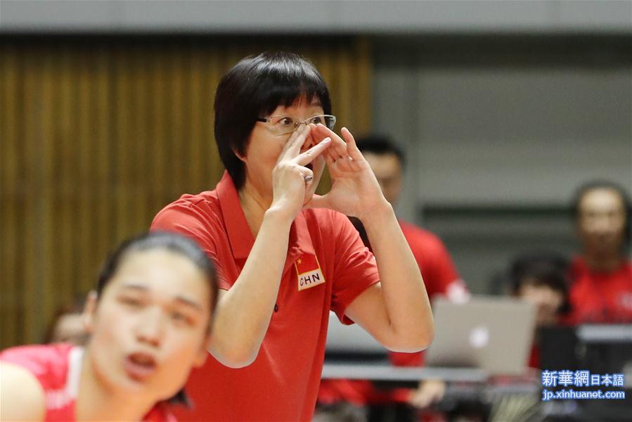 （体育）（5）排球——女排世锦赛：中国胜加拿大