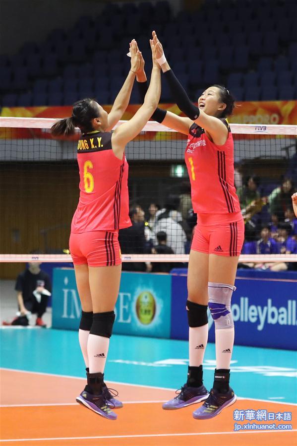 （体育）（7）排球——女排世锦赛：中国胜加拿大