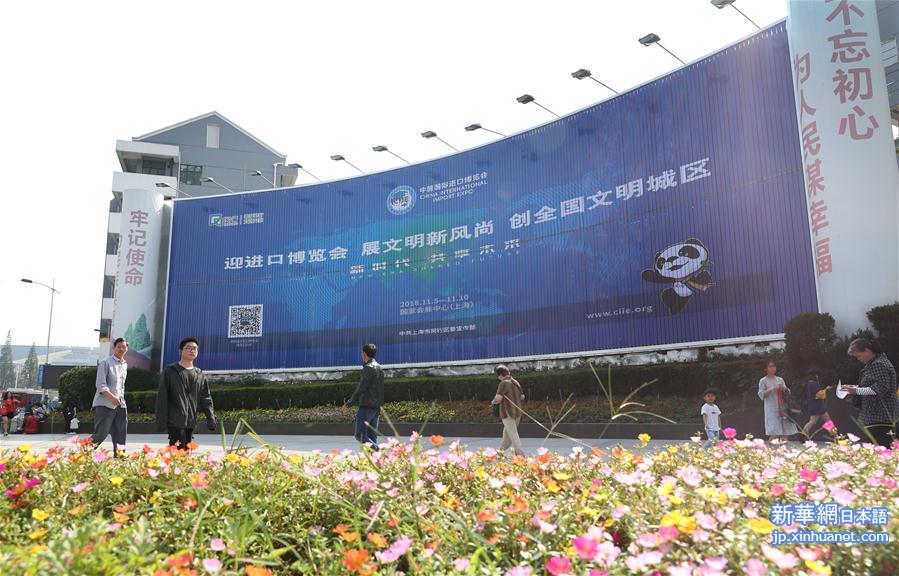 （图文互动）（5）360度颜值 365天辐射——上海全城涌动“进博”热