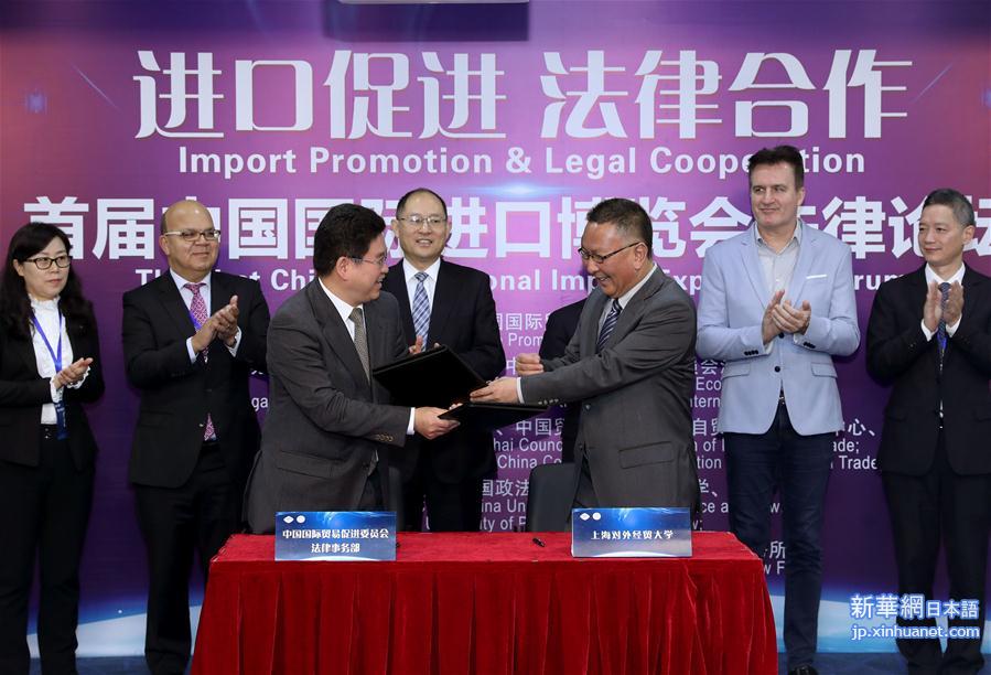 （聚焦进口博览会·XHDW）（2）首届中国国际进口博览会“进口促进、法律合作”论坛举行  