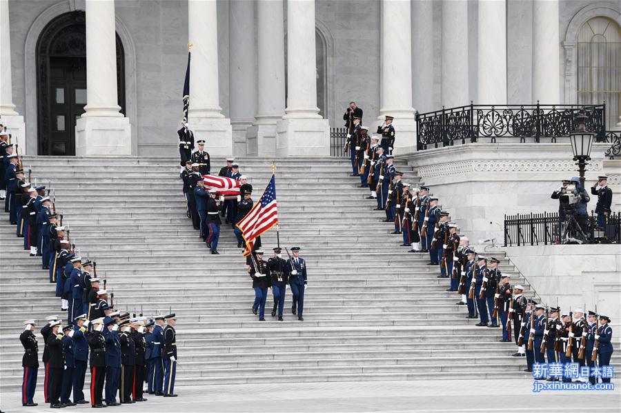 （国际）（6）美国为前总统老布什举行国葬