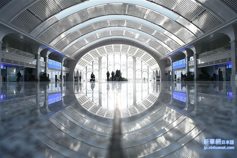 （经济）（2）“八纵八横”最北“一横”枢纽高铁站——牡丹江新站竣工