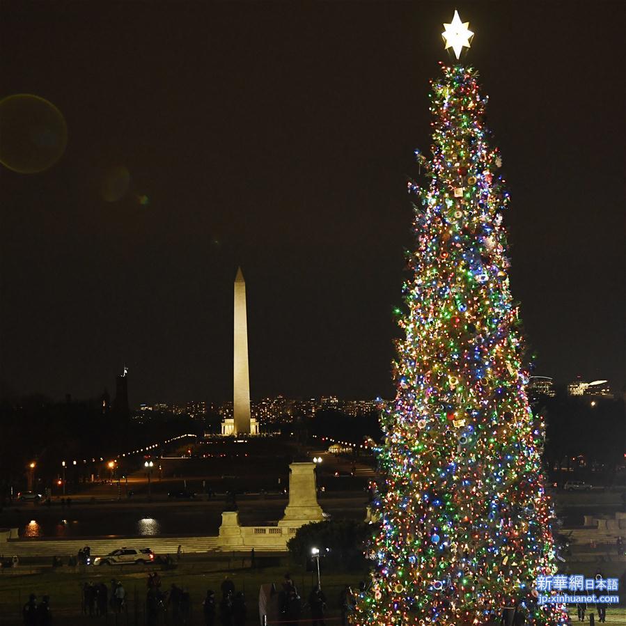 （新华视界）（4） 华盛顿点亮国会圣诞树