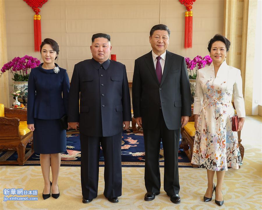 （时政）（2）习近平同朝鲜劳动党委员长金正恩举行会谈