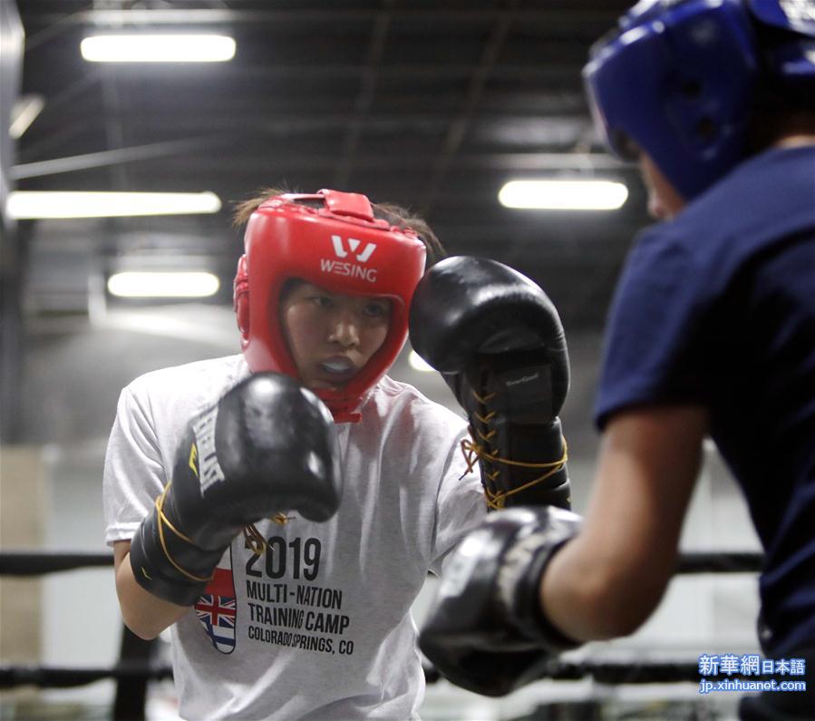（体育）（2）拳击——国家队休斯敦训练备战东京奥运会