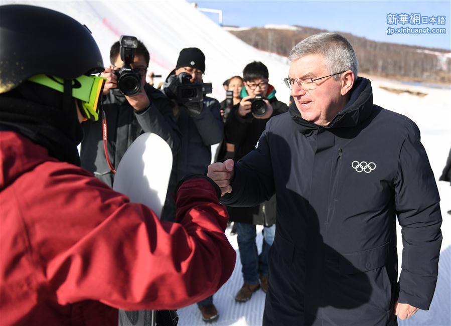 （体育）（4）巴赫考察2022年北京冬奥会筹办进展