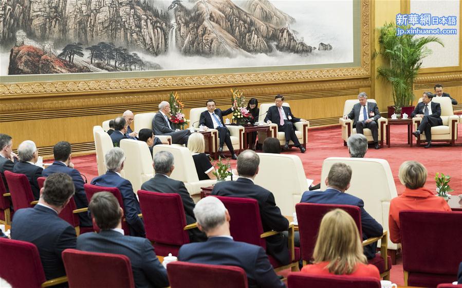 （时政）李克强会见出席中国发展高层论坛2019年年会的境外代表并座谈