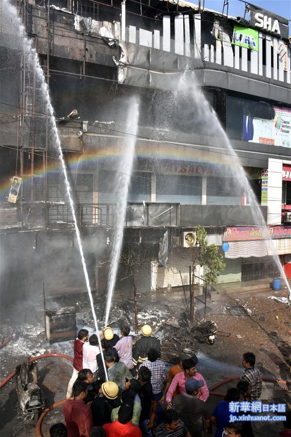 （国际）（2）印度古吉拉特邦火灾造成至少19人死亡