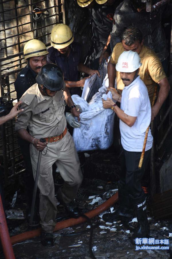 （国际）（7）印度古吉拉特邦火灾造成至少19人死亡