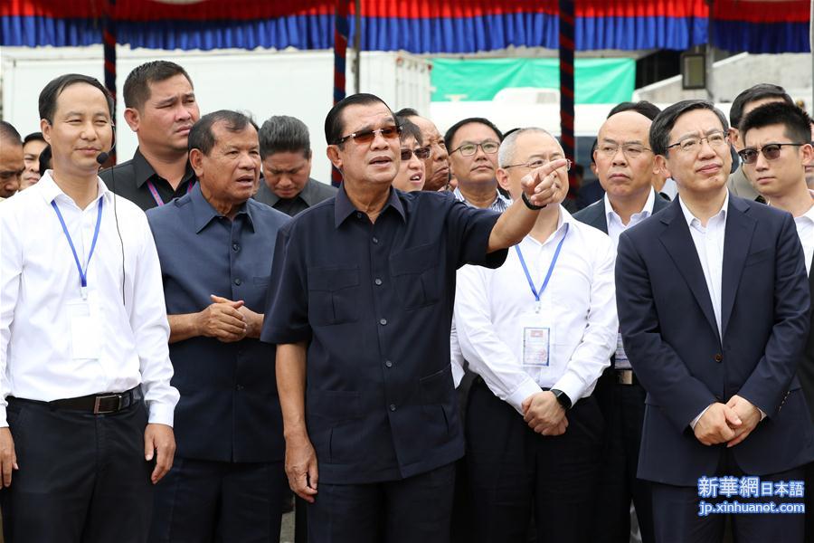 （国际）（1）柬埔寨首相说中国援柬国家体育场是柬中合作硕果