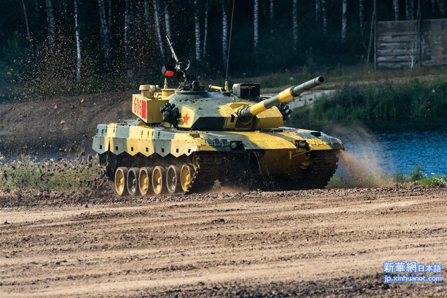 （国际）（4）中国“坦克两项”参赛队在“国际军事比赛-2019”中首赛告捷