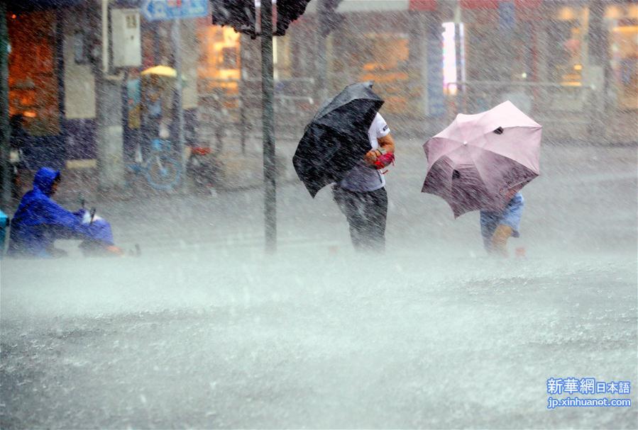 （关注“利奇马”）（4）受台风“利奇马”影响 上海发布暴雨橙色预警