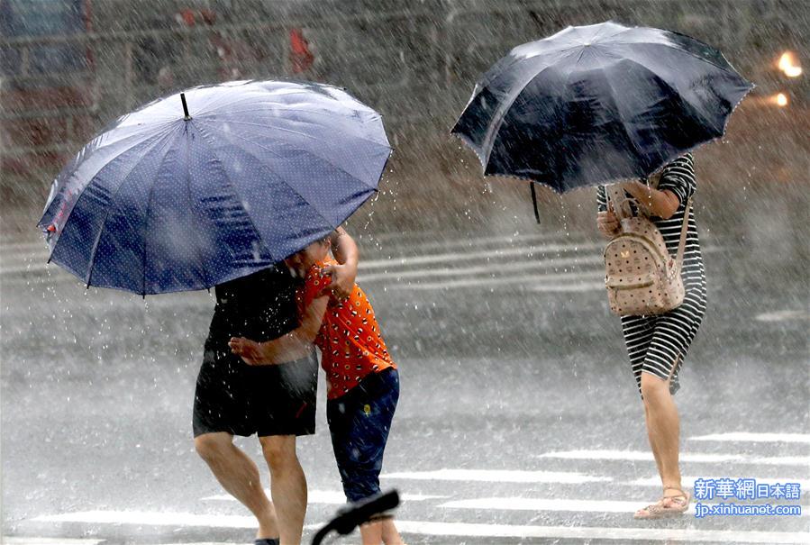 （关注“利奇马”）（5）受台风“利奇马”影响 上海发布暴雨橙色预警