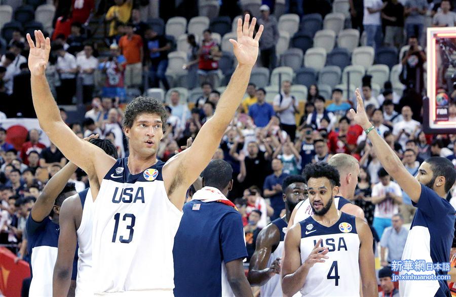 （篮球世界杯）（28）篮球——小组赛：美国队胜日本队