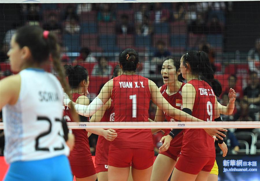 （体育）（1）排球——女排世界杯：中国队十一连胜 成功卫冕