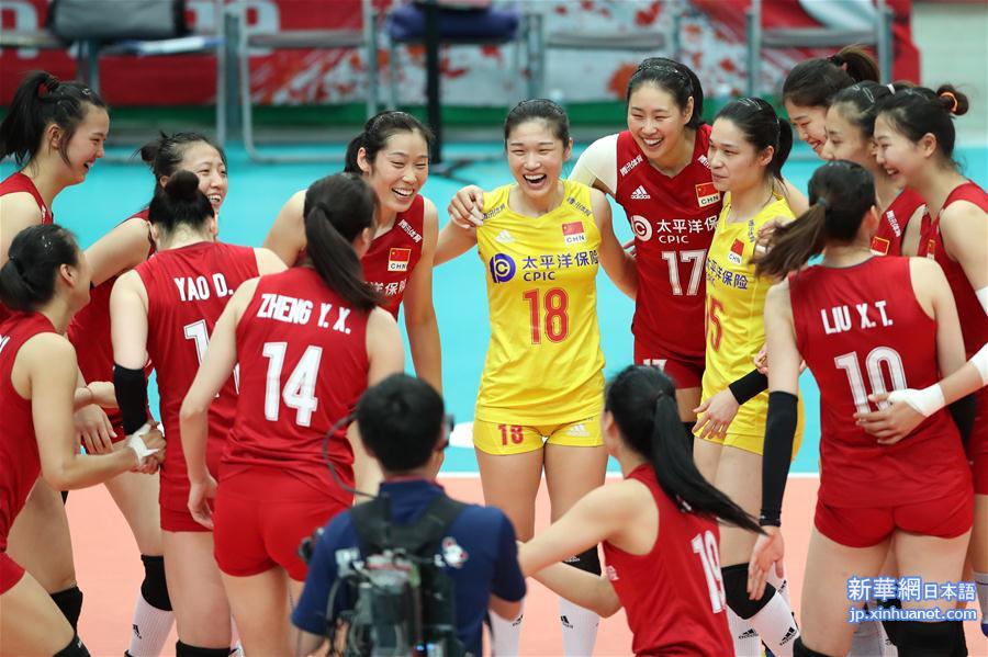 （体育）（15）排球——女排世界杯：中国队十一连胜 成功卫冕