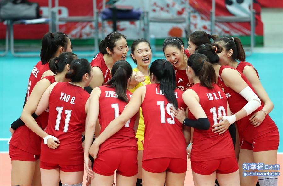 （体育）（16）排球——女排世界杯：中国队十一连胜 成功卫冕