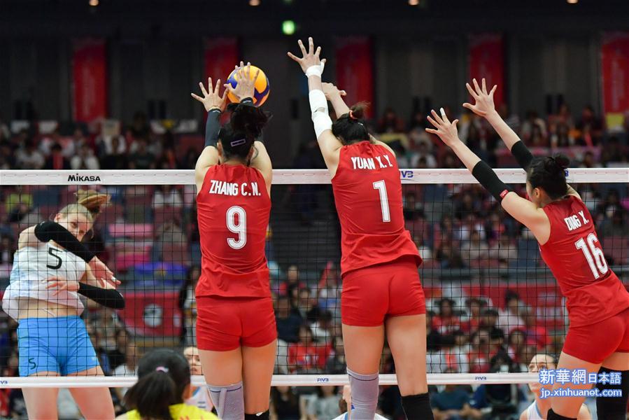 （体育）（18）排球——女排世界杯：中国队十一连胜 成功卫冕
