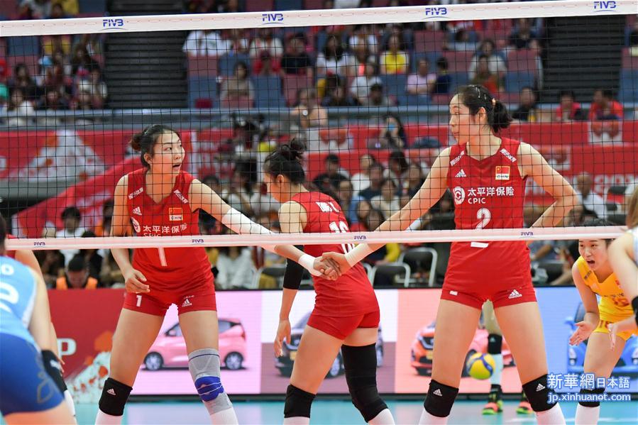 （体育）（22）排球——女排世界杯：中国队十一连胜 成功卫冕