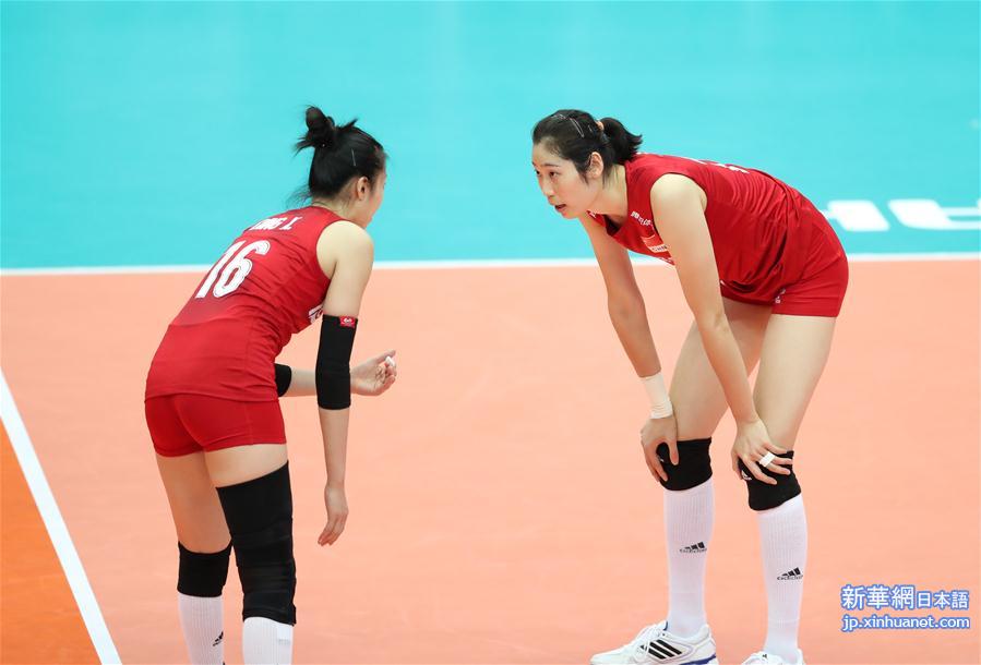 （体育）（31）排球——女排世界杯：中国队十一连胜 成功卫冕
